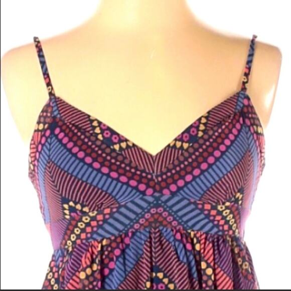 American Eagle Multi-patterned Mini Dress Size 2 b4 - Picture 3 of 7